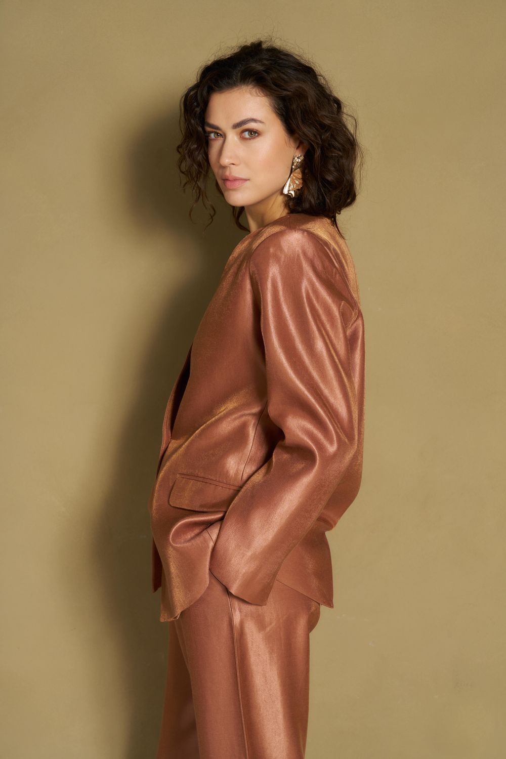 LM Blazer Hela, Colour: Caramel, Size: XS
