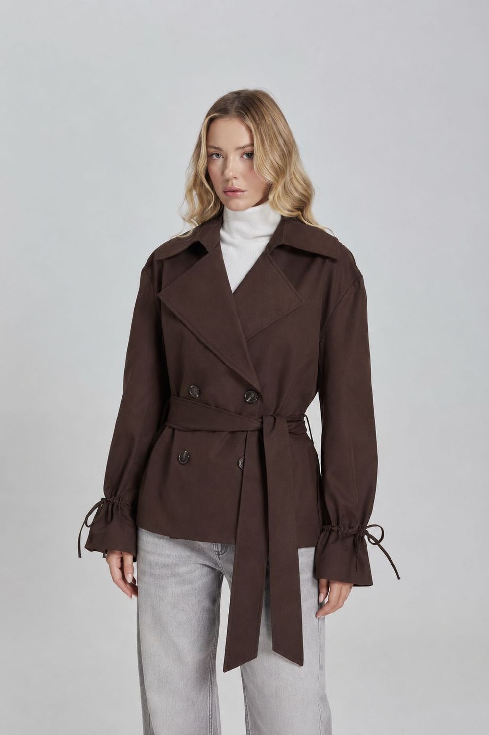 PH Trenchcoat Zoe - Brown, Size: XS