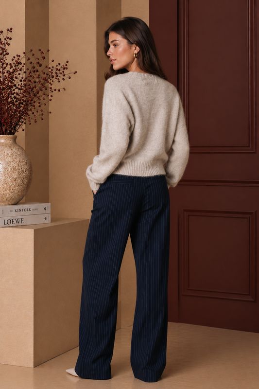 CRR Rus Straight Pants - Navy
