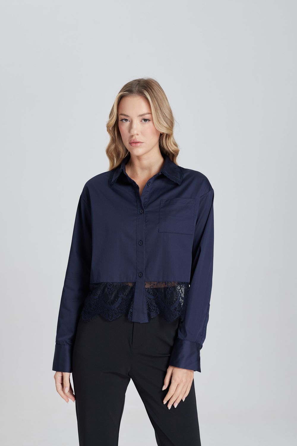 PH Blouse Olivia - Navy
