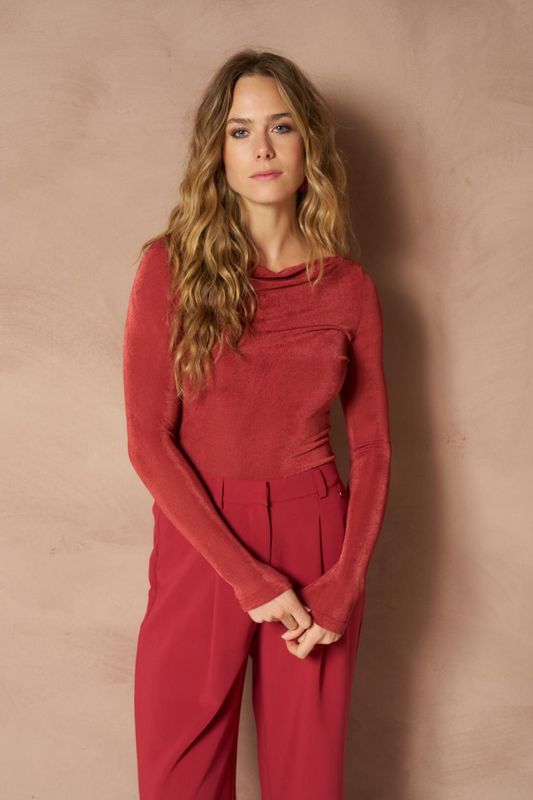 LM Longsleeve Ilen - Raspberry Red