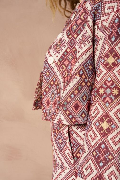 LM Jacket Ilva - Rose Jacquard