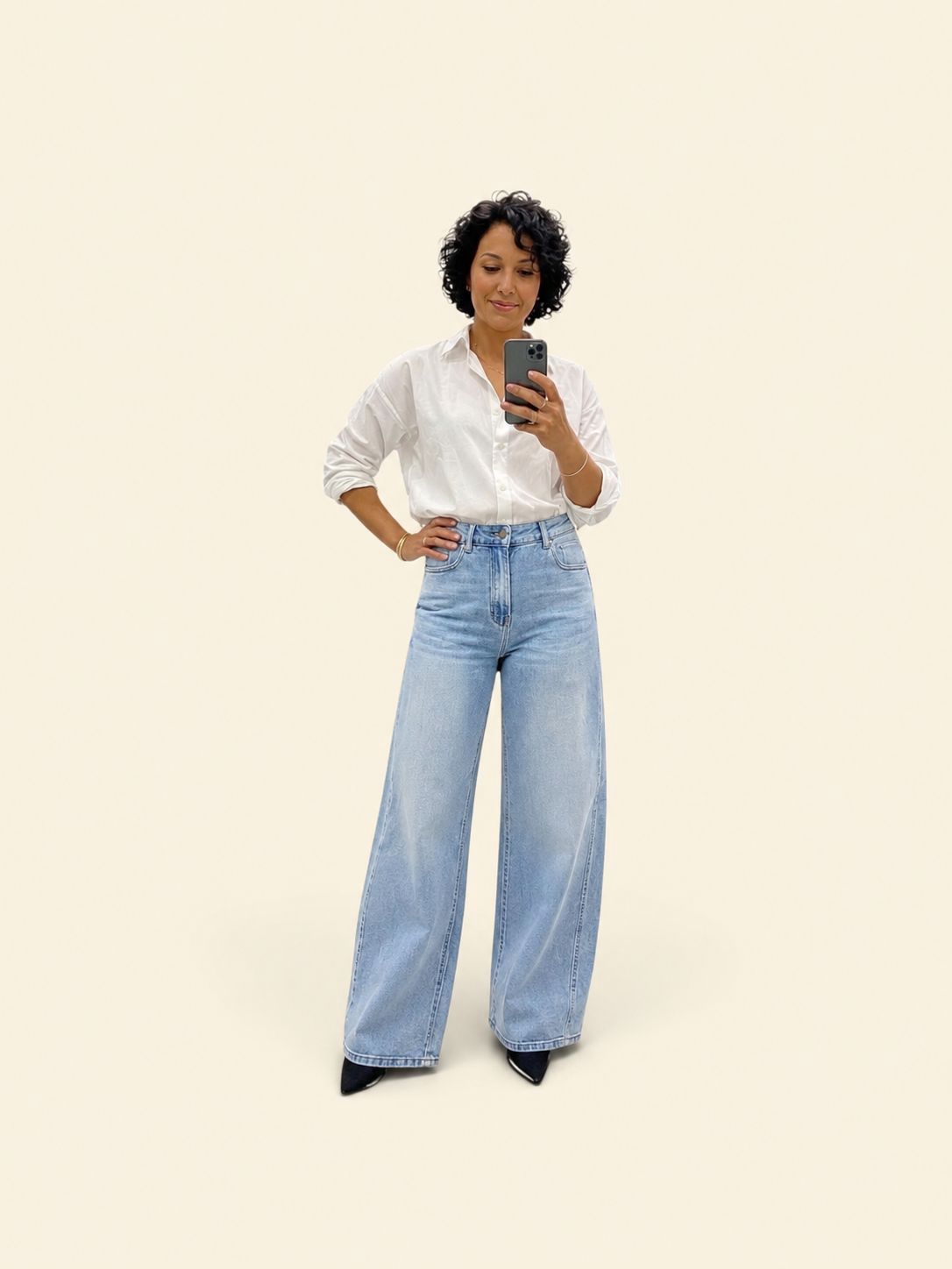 CURVE Balloon Jeans ANNA