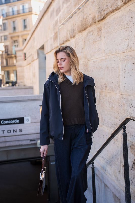 Raincoat Ella - Navy