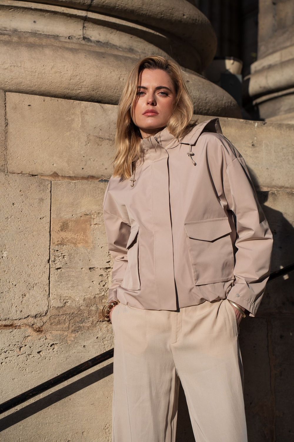Raincoat Celeste