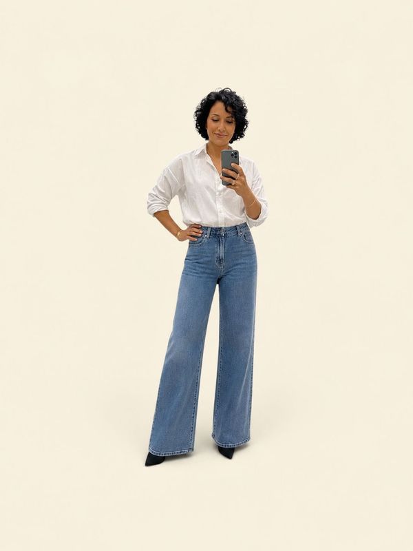 CURVE Straight Jeans SANDRA