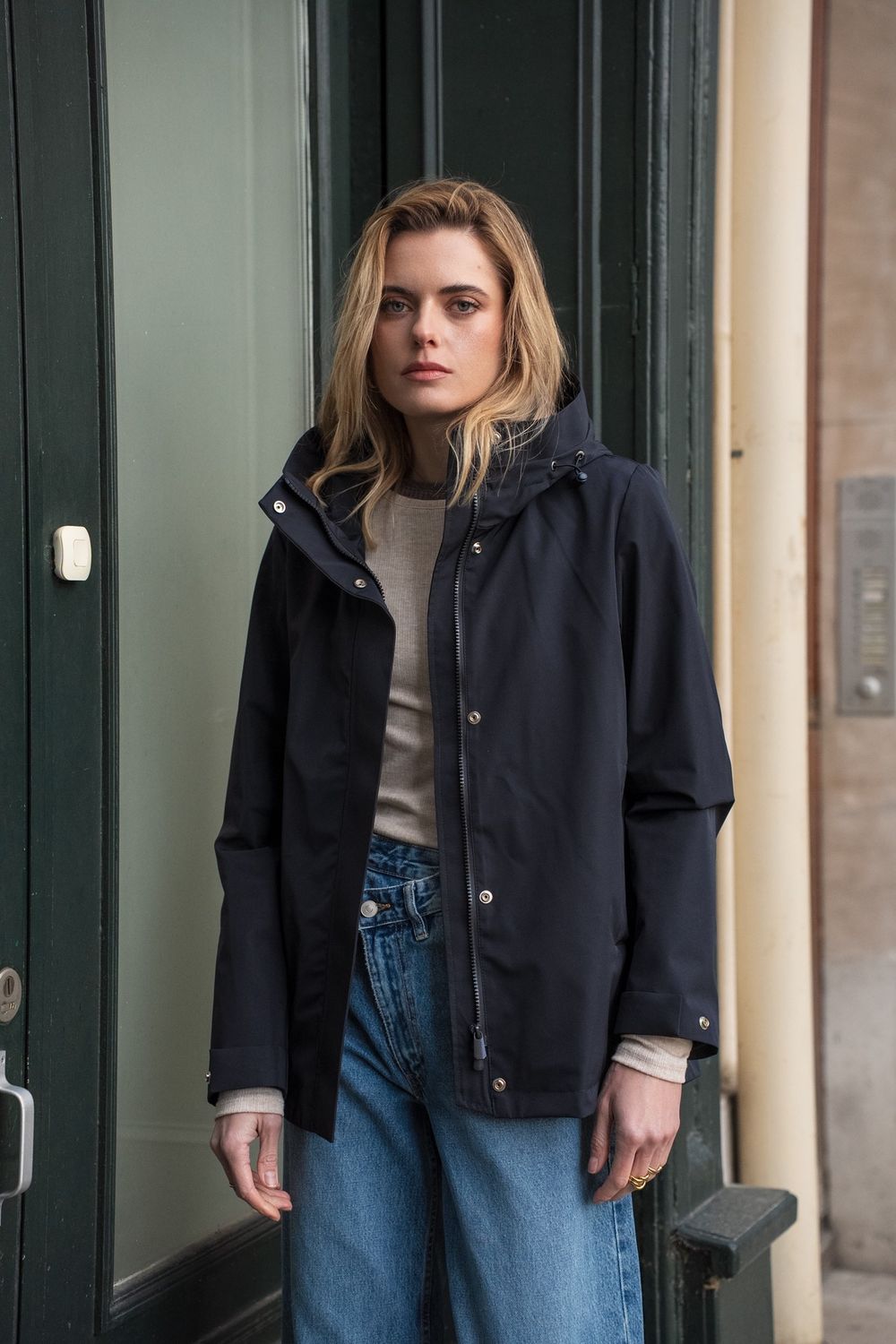 Raincoat Francine, Colour: Marine, Size: S