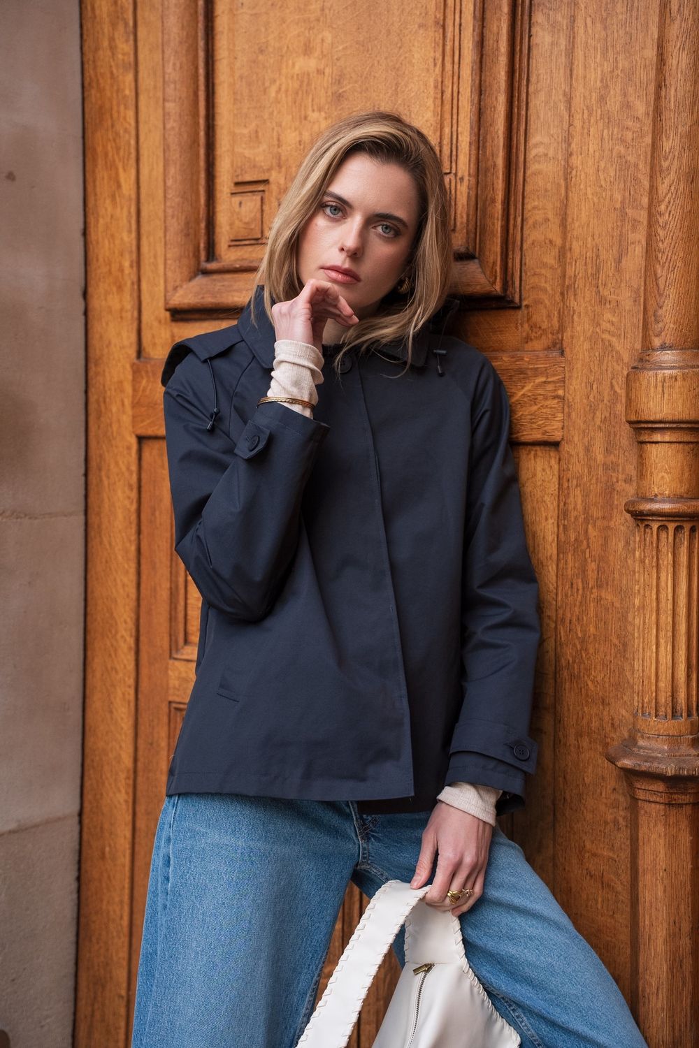 Trenchcoat Mila, Colour: Marine, Size: S