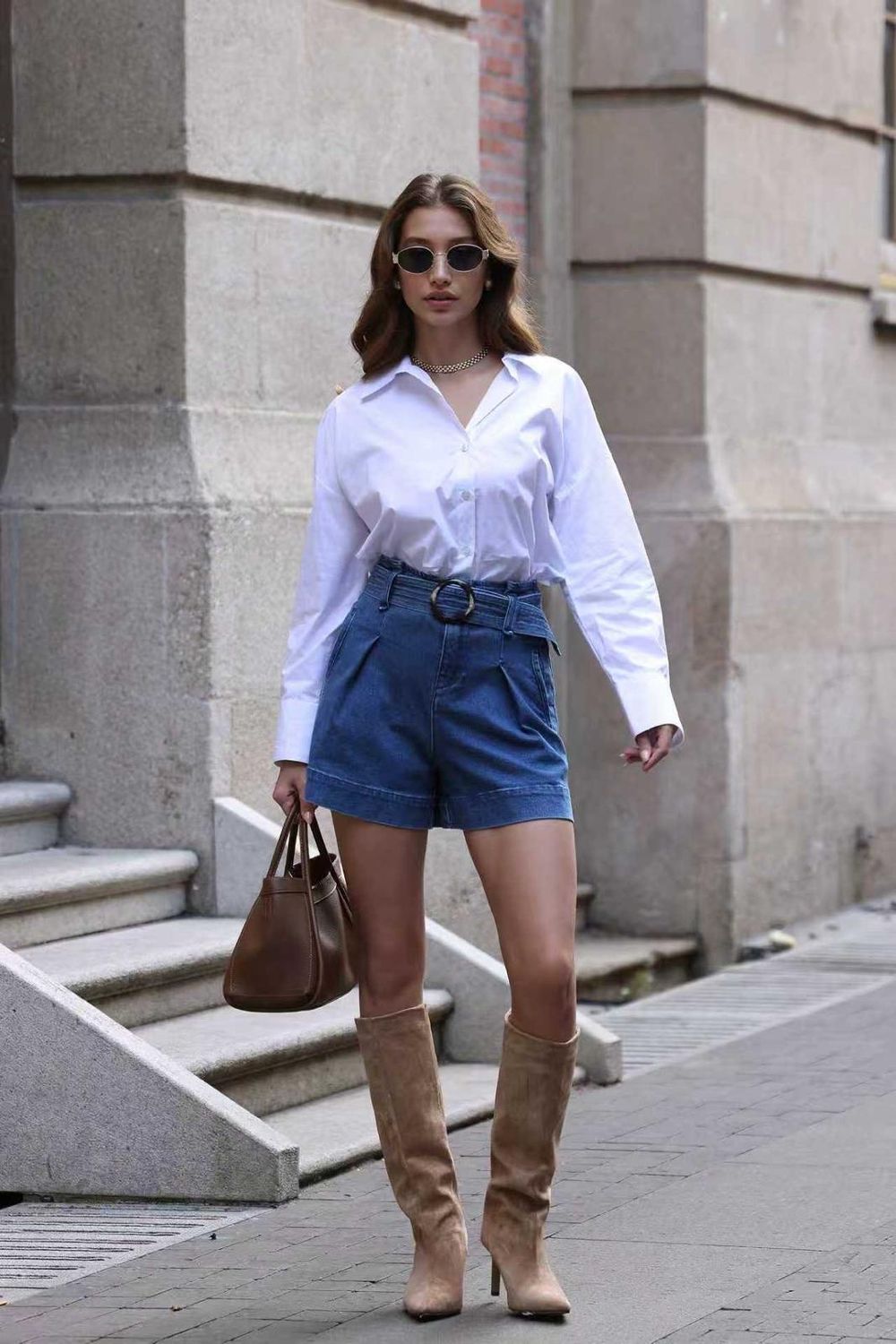 LJ Francine Short, Colour: Blue, Size: 34