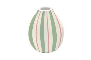 Cocktail Stripe Vase, Size: 13cm