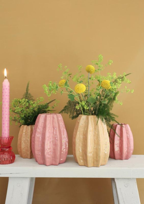 Vaas Carambola (2st.) - Beige/Rose