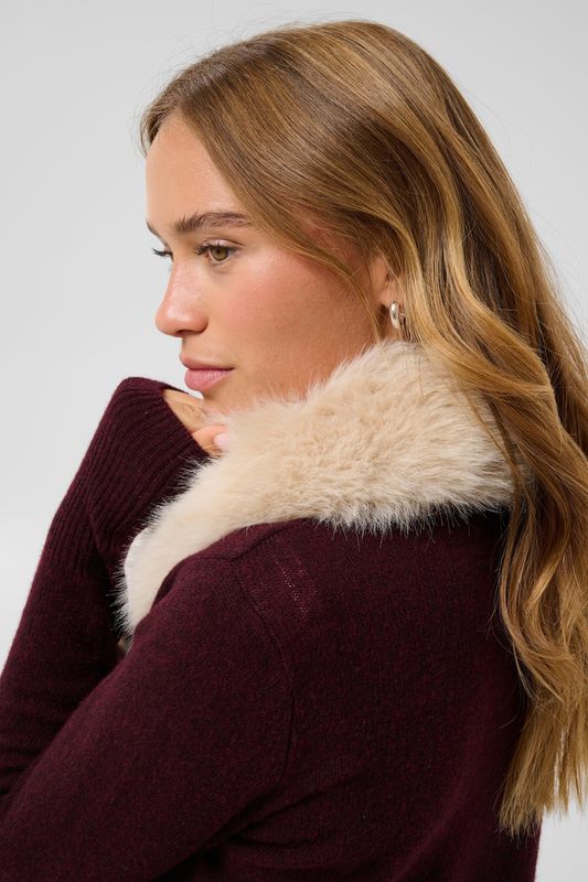 KF Scarf Delores Fake Fur - Beige