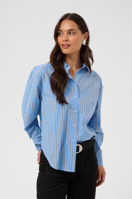 KF Gavina Blouse - Blue/Navy