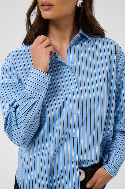 KF Gavina Blouse - Blue/Navy