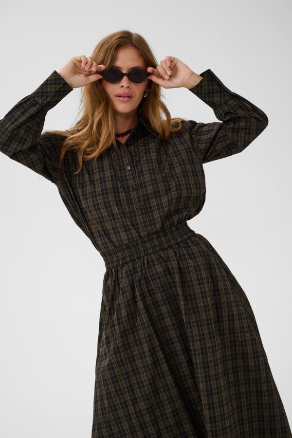 KF Helie Blouse - Black/Brown