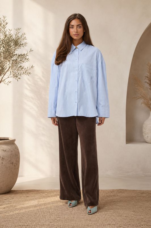 CU Manga Oversized Blouse - Blue