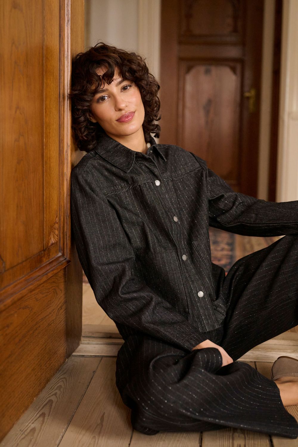 CR Marelli Veste - Black/Silver Stripe