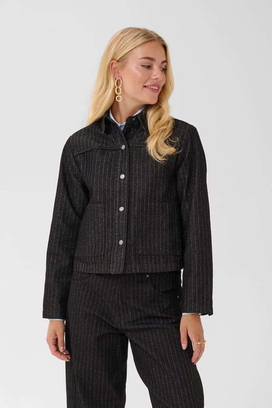 CR Marelli Veste - Black/Silver Stripe
