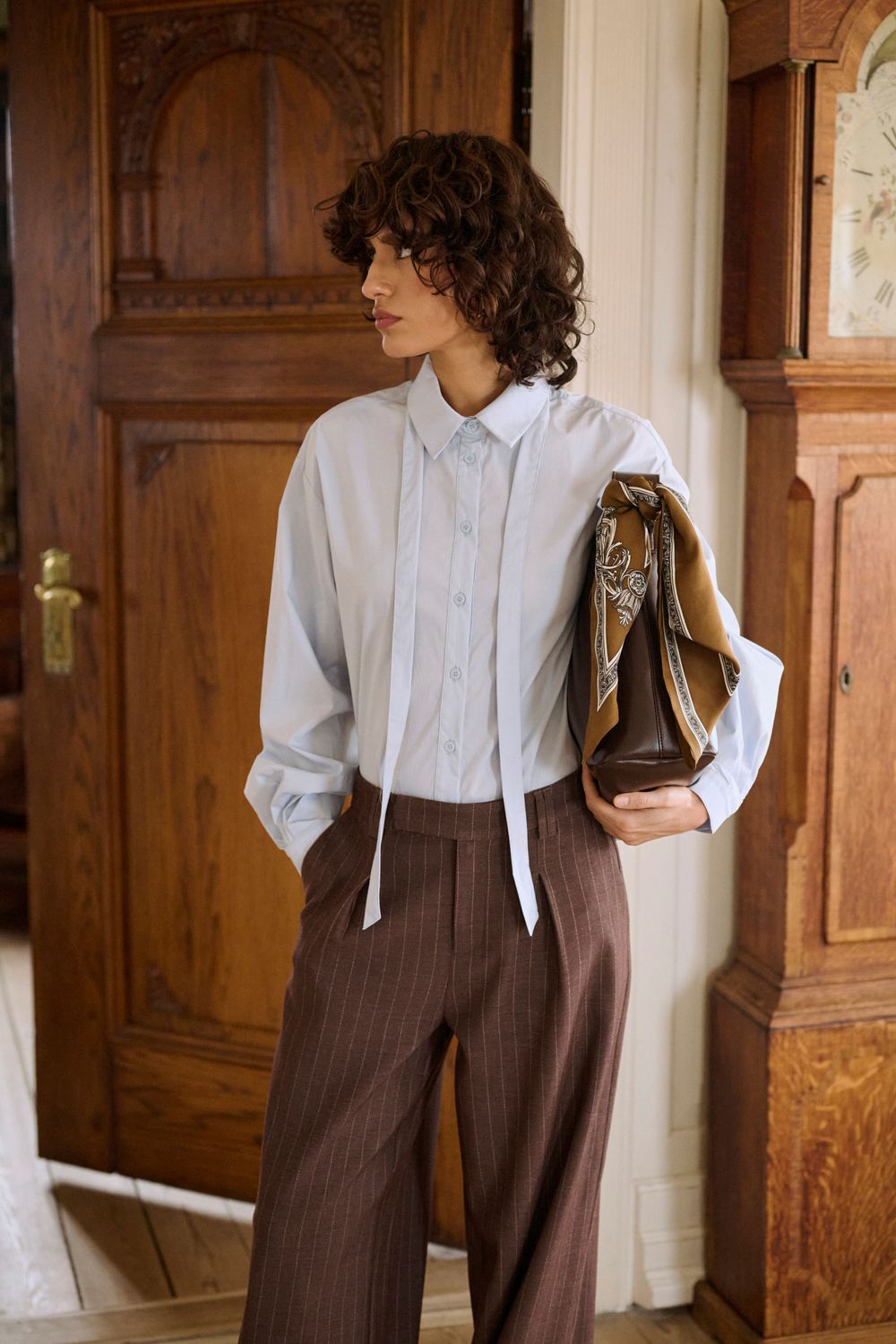 CR Tingle Pants - Brown Stripe