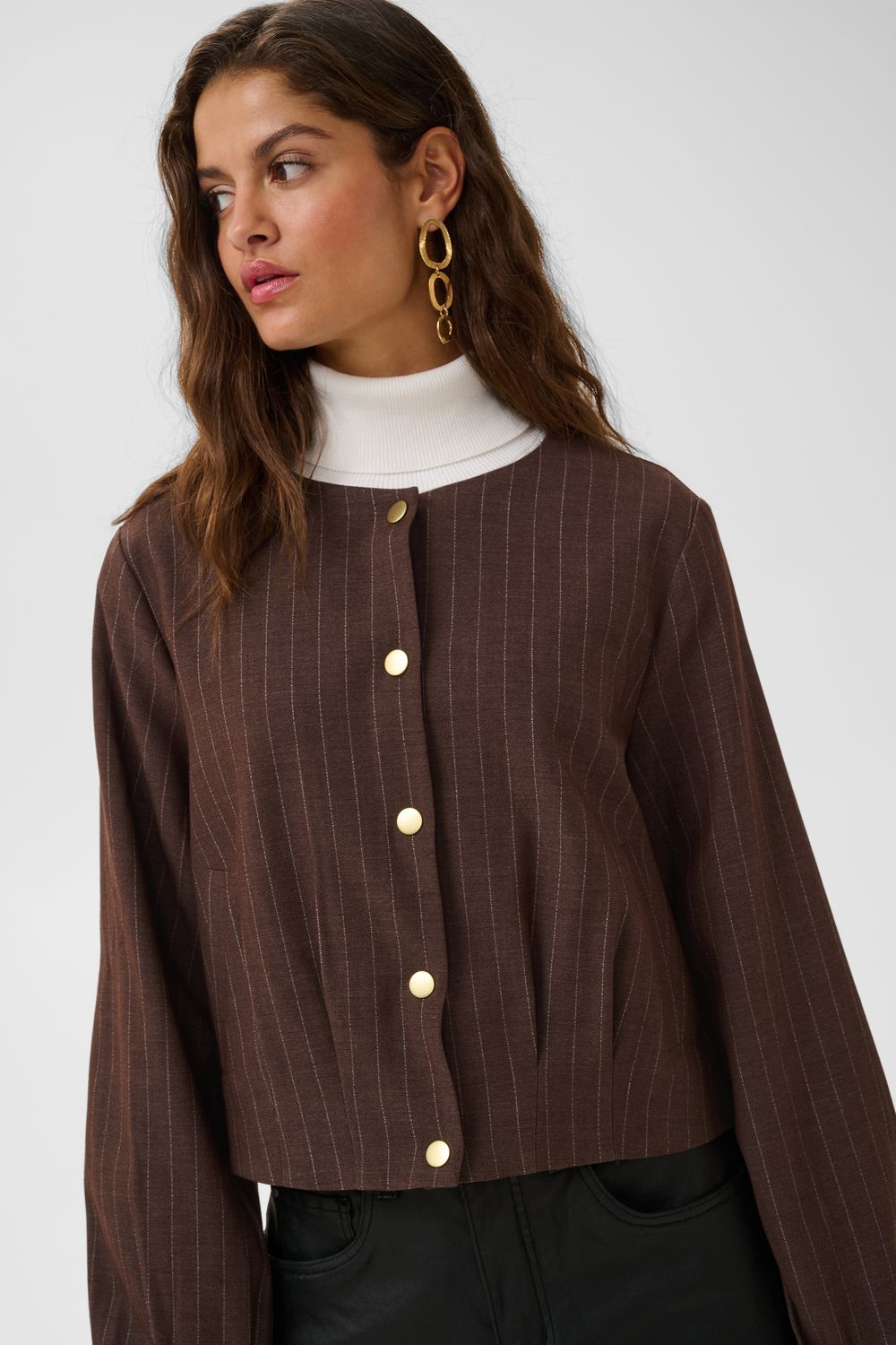 CR Tingle Jacket - Brown Stripe