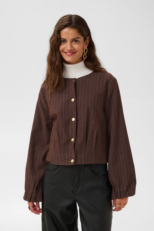CR Tingle Jacket - Brown Stripe