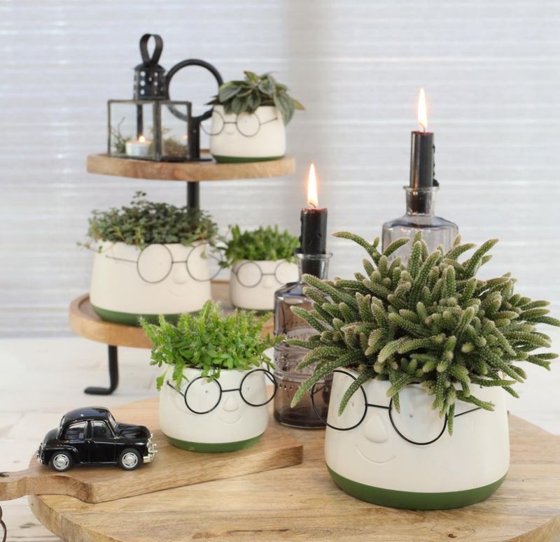 Pot met bril - Green