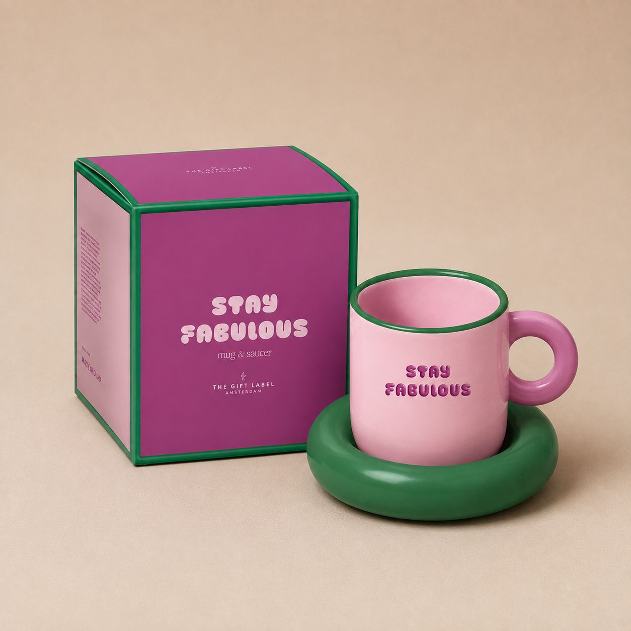 Mug &amp; Holder - Stay Fabulous