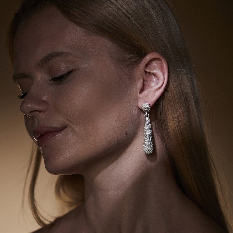 Earring Violet - Silver