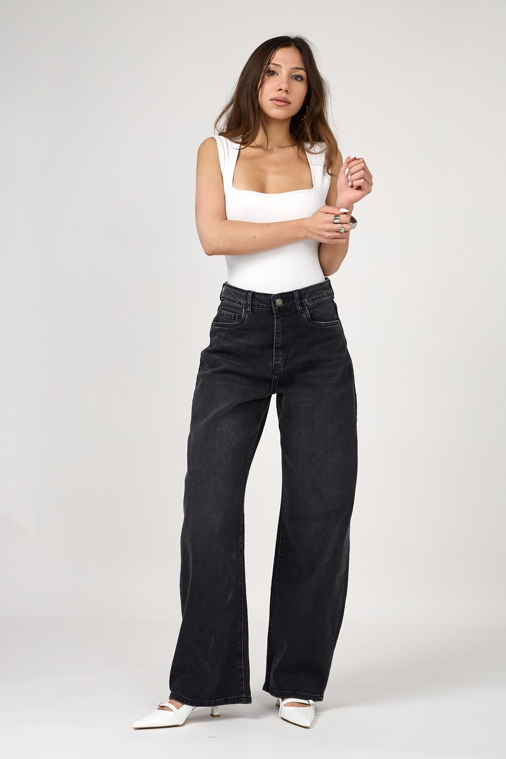 A&amp;L Barrel Lowen Jeans - Dark Grey