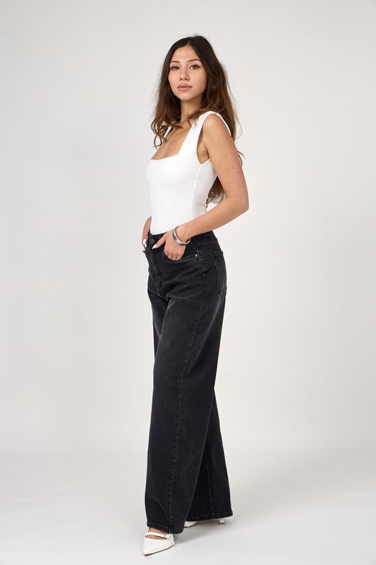 A&amp;L Barrel Lowen Jeans - Dark Grey