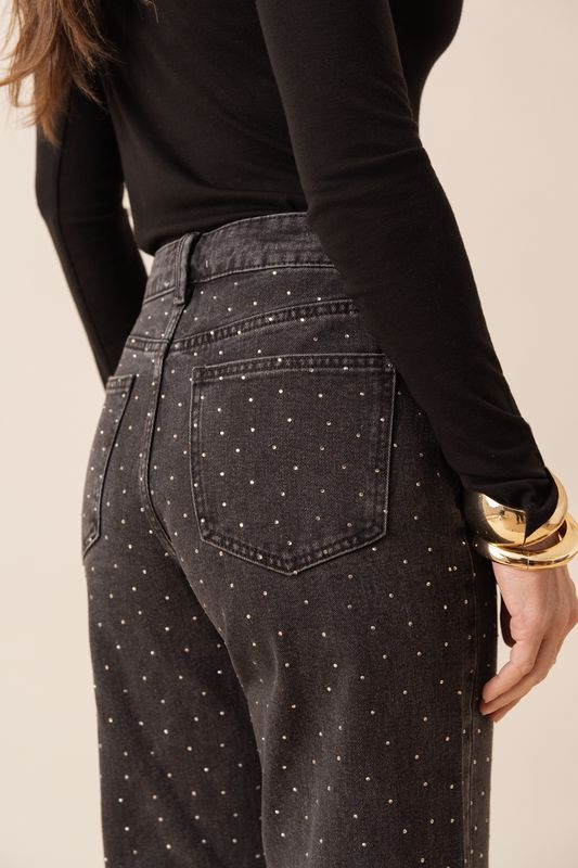 Wide Jeans RAWLIN - Dark Grey