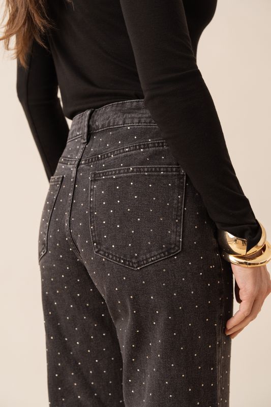 Wide Jeans RAWLIN - Dark Grey