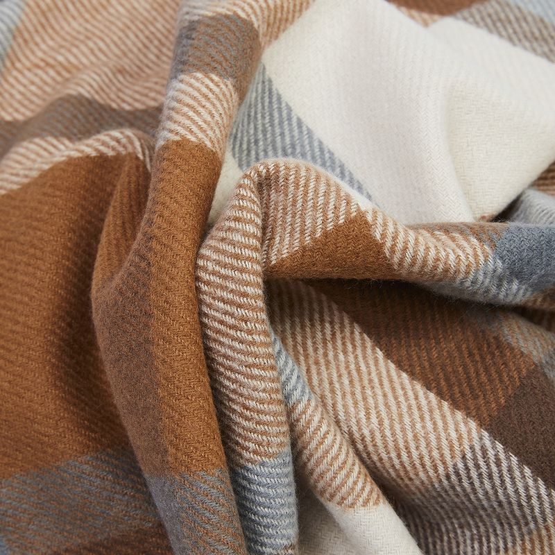 Scarf Alma - Camel/Blue