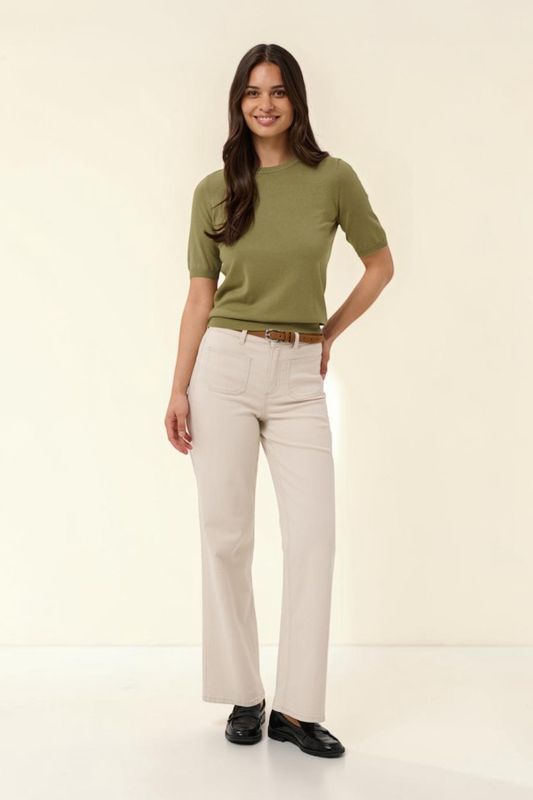 KF Lizza O-neck pullover - Green