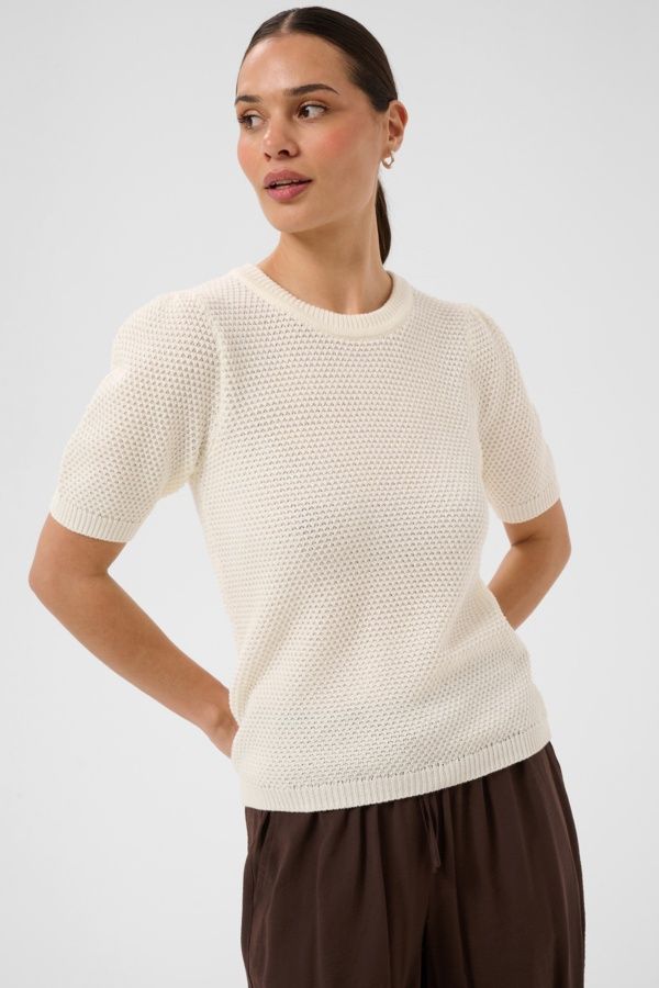 KF Vivian Knit Pullover - White