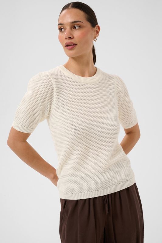 KF Vivian Knit Pullover - White