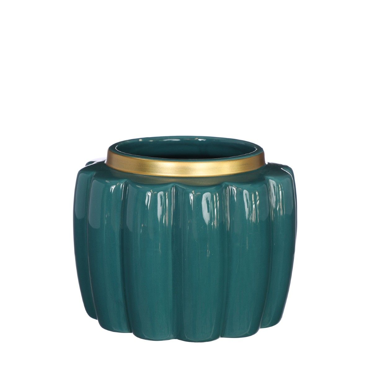 Pouff pot - Petrol, Size: 12,6x9,7cm