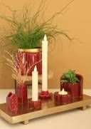 Pouff Pot - Cherry