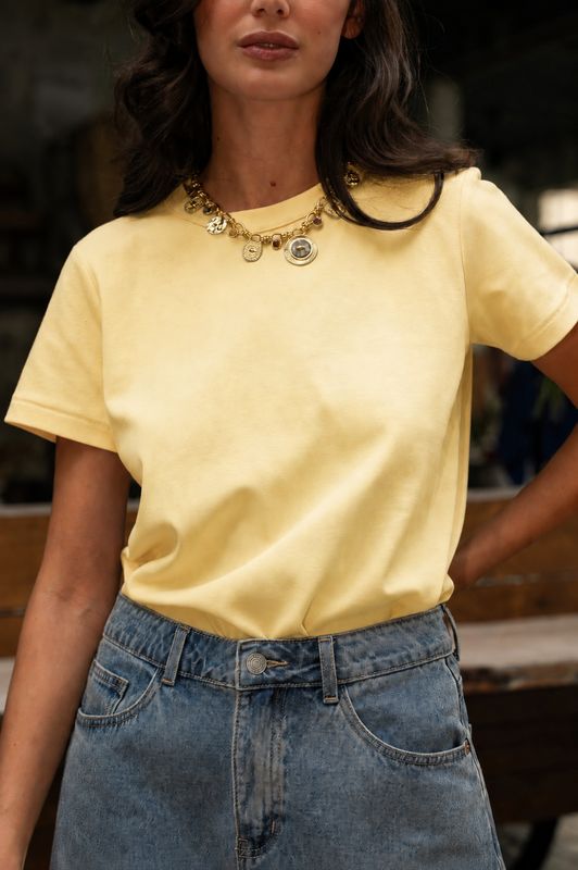Basic T-shirt - Yellow