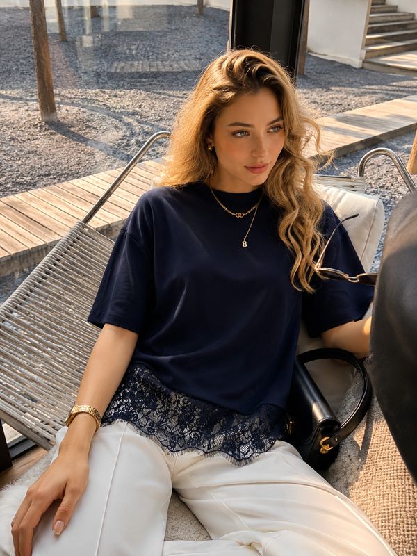 T-Shirt Noor - Navy