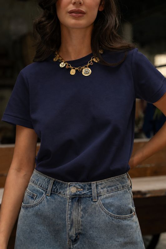 Basic T-shirt - Navy