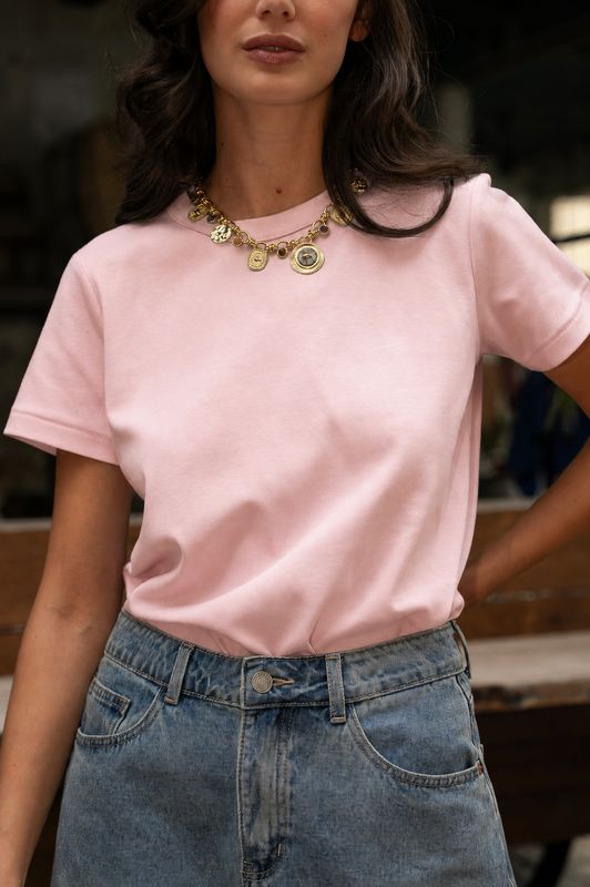 Basic T-shirt - Rose