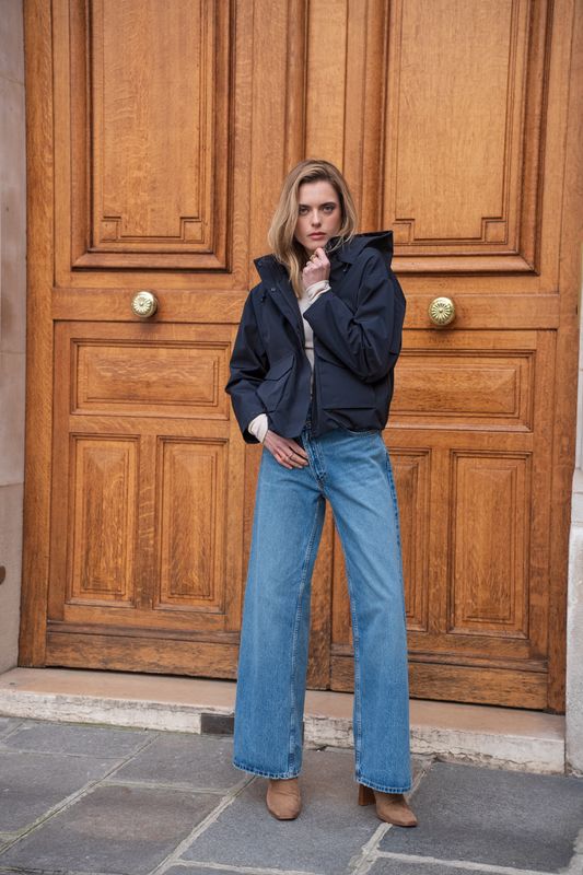 Raincoat Celeste - Navy
