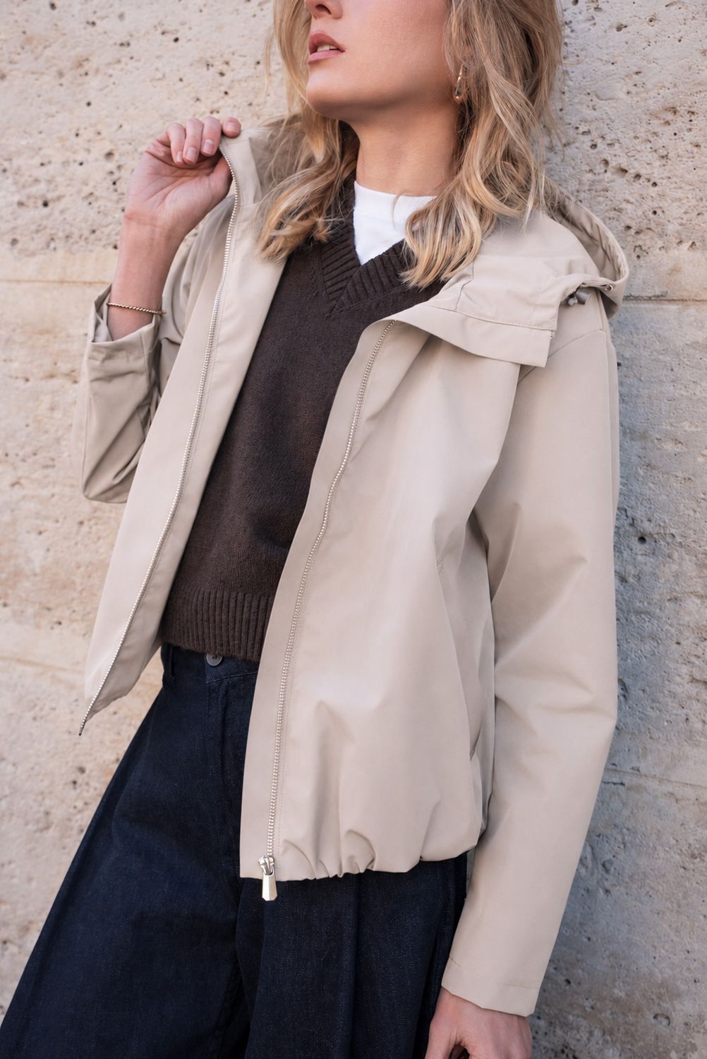 Raincoat Ella - Beige