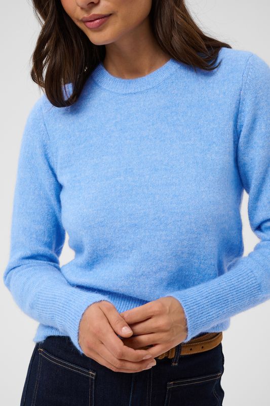 KF Niel Crew Neck Pullover - Sea Blue