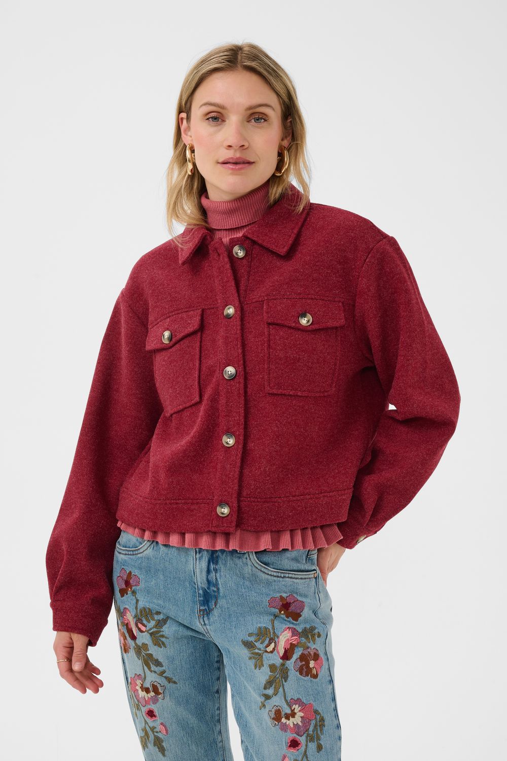 CR Marigold Jacket - Bordeaux