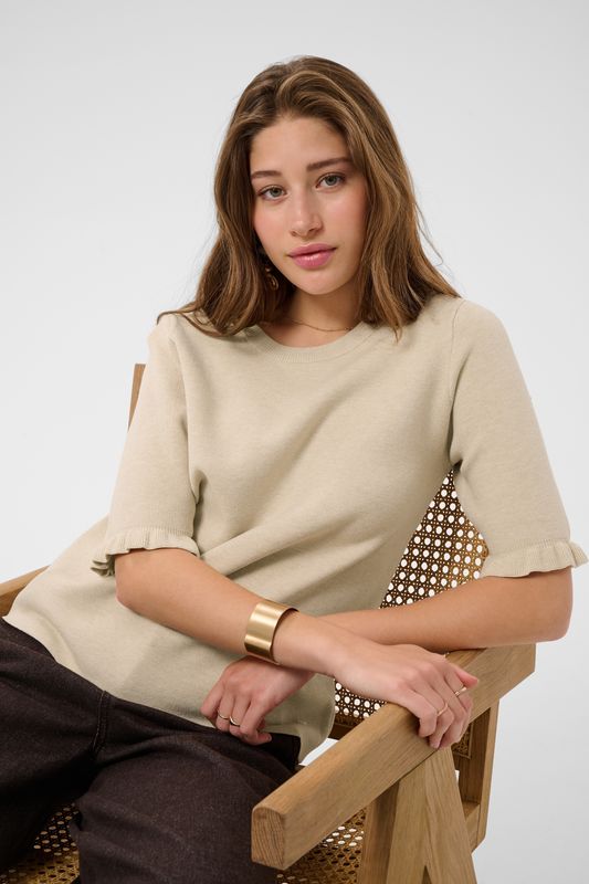 CR Dela Knit Pullover - Beige