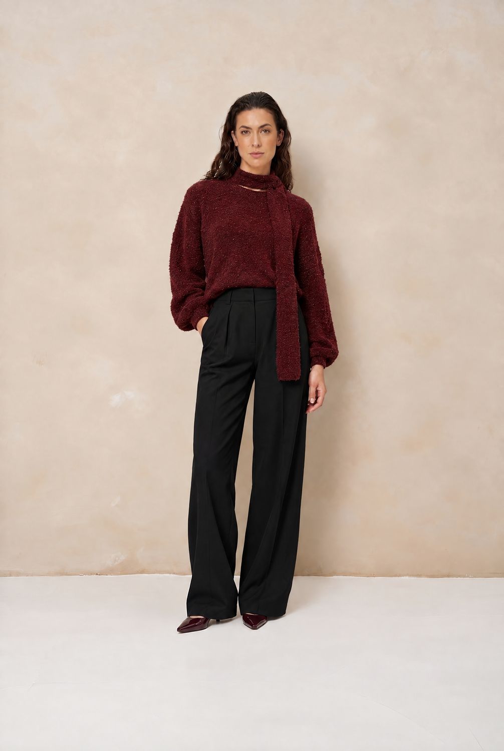 JM Pull Kira - Burgundy