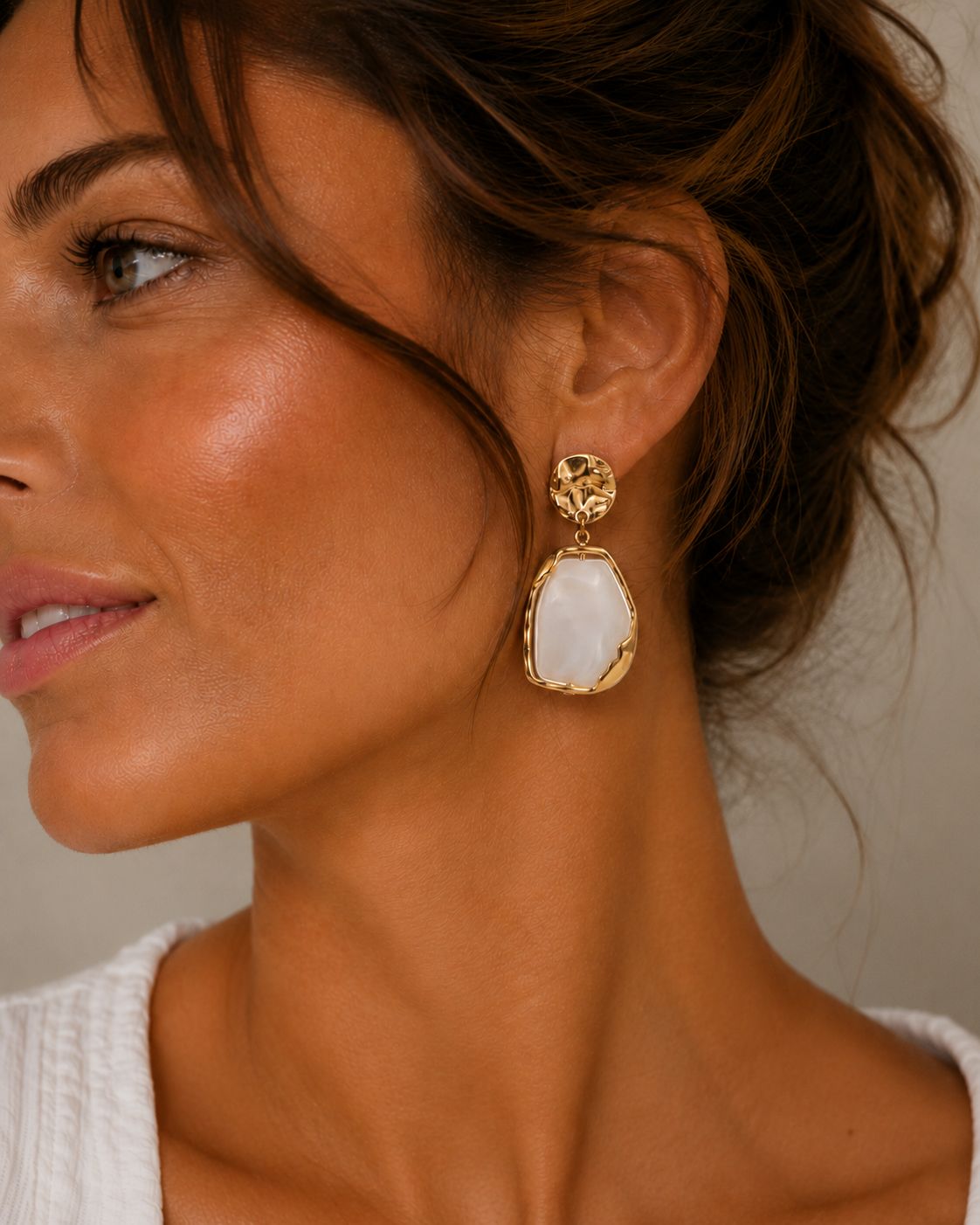 Earring Odette - White
