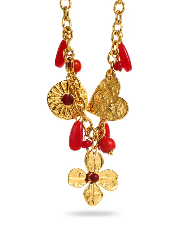 Necklace Carmen - Red